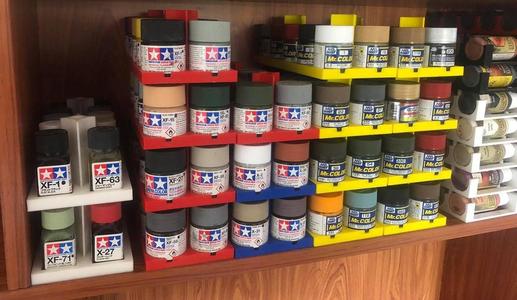 Paint Bottle Stacker for Tamiya and Mr.Color