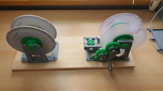 Awesome Filament Spool Rewinder - Upgraded