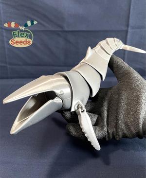 Flexi Humpback Whale - New Type (print-in-place)