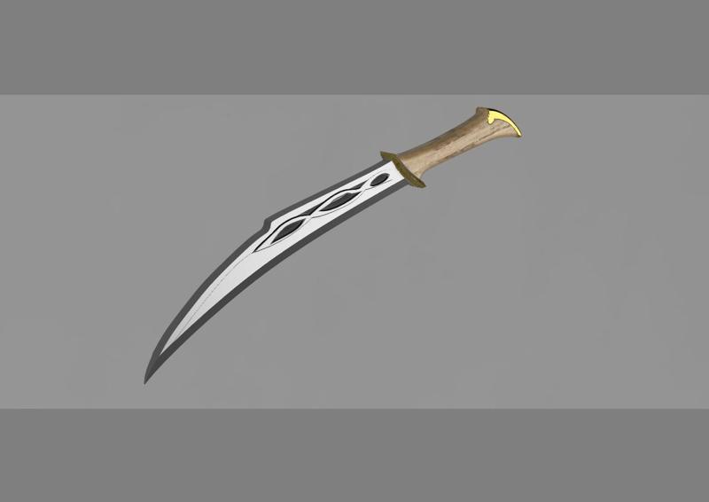 Hobbit Inspired Tauriel Blade Cosplay Replica Prop
