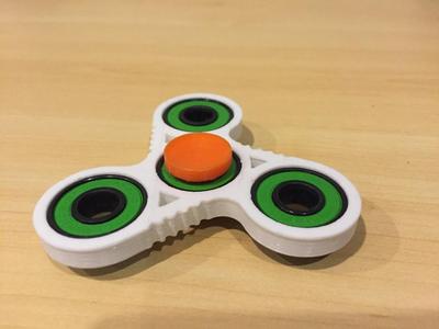Dished Fidget Spinner Caps