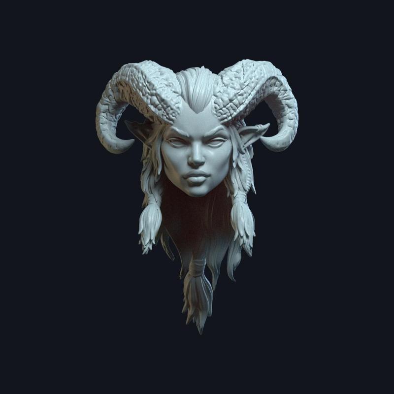 Elaria v1 Action Figure Head