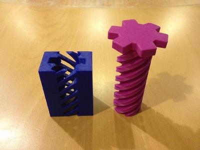 Screw and Holey Box