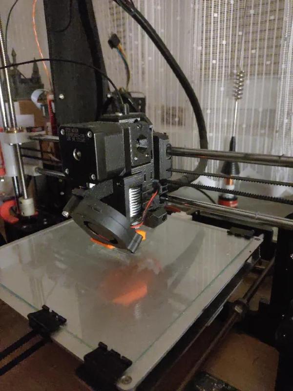 Prusa i3 MK3 extruder on Anet A8   