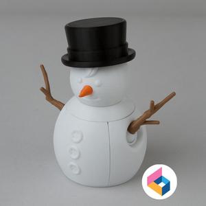 Foldable Snowman