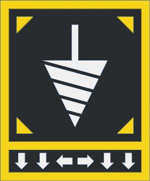 Helldivers 2 Stratagem Plaque (Prospecting Drill)