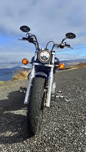 LED headlight bracket for yamaha v star 1100