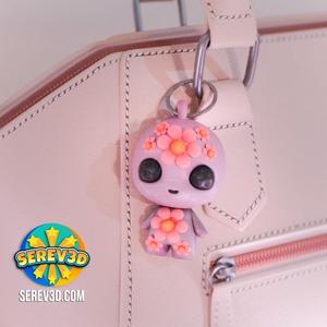 Daisy Imp – Flexi Articulated Keychain Figurine – No Supports 3D Print STL/3MF – Multicolor