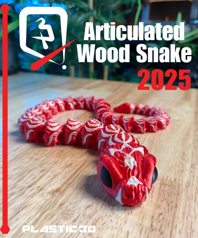  Articulated Wood Snake 2025