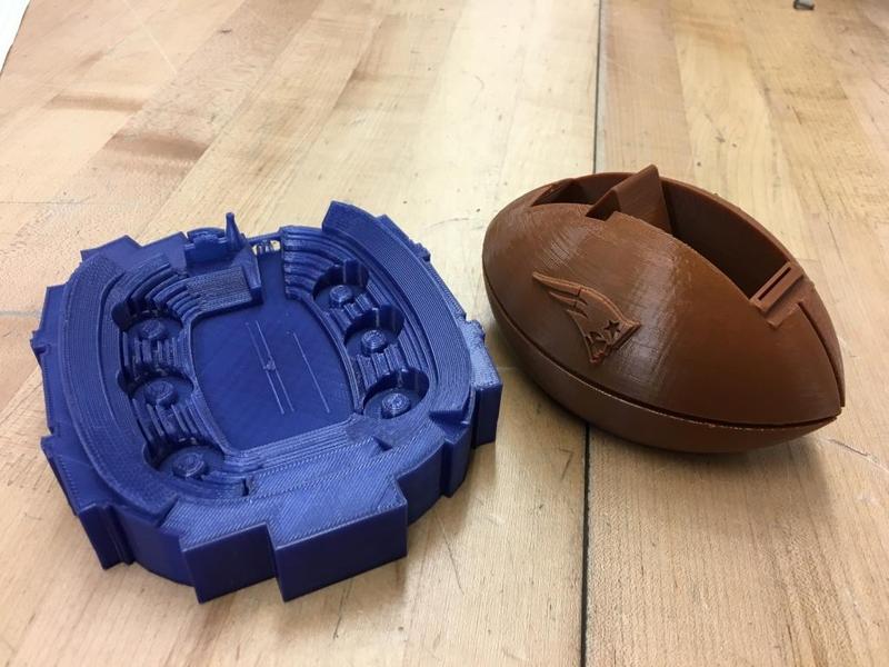 Patriots Football Tape Dispenser