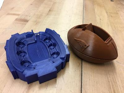 Patriots Football Tape Dispenser