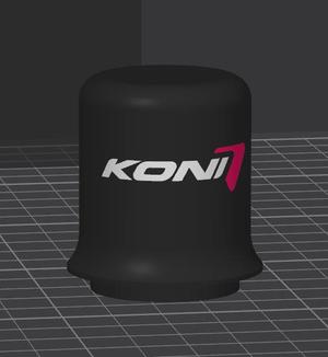 Steeda Mount+Koni Yellow Protective Cover (Mustang S550)