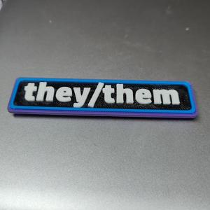 Magnetic Pronoun Badges (8 options currently. More options if requested)   
