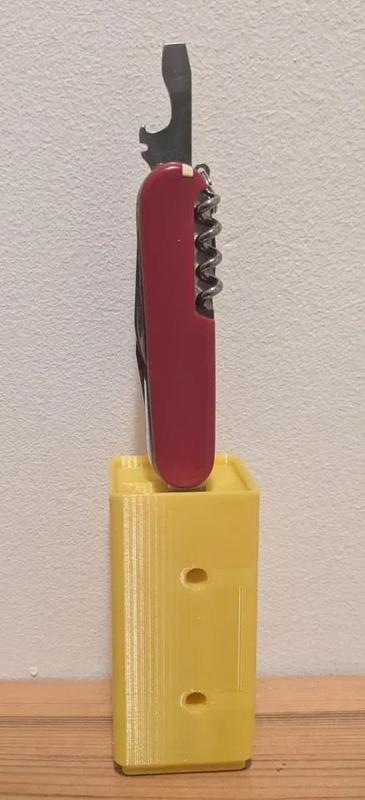 Vertical Open Knife Holder Gridfinity box   