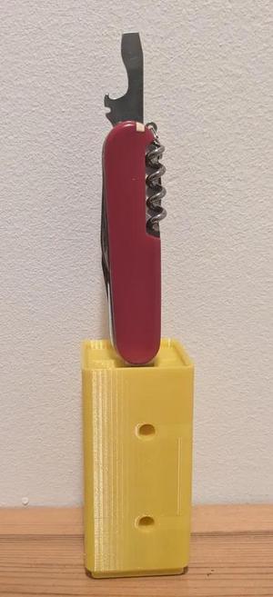 Vertical Open Knife Holder Gridfinity box   