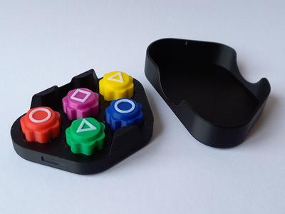 SQUID GAME box - Case for Gonggi game *weighted*