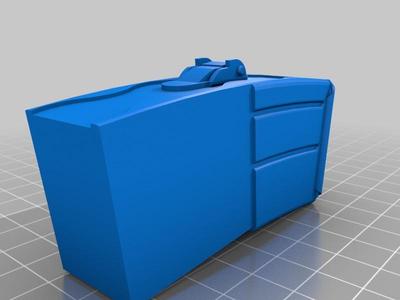 Magazine and magazine attachment for E11 stormtrooper blaster