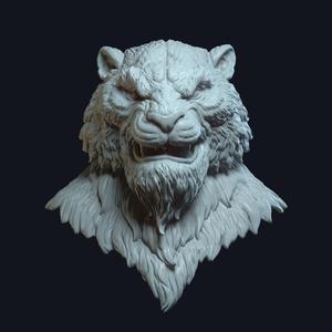Tiger_Action Figue Head