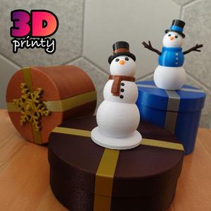 Snowman Topper for Twist Lock Boxes