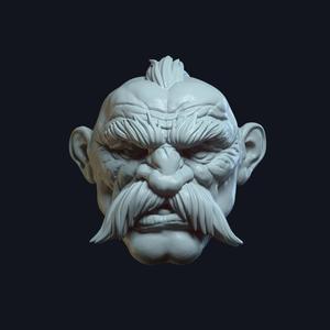 Dwarf v2 - Custom Action Figure Head