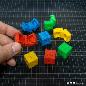 Hinged Calibration Cube
