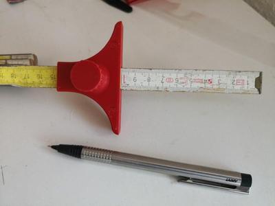 Adjustable Stop for Folding Rule