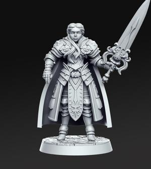 Agnes - Female paladin- 32mm - DnD