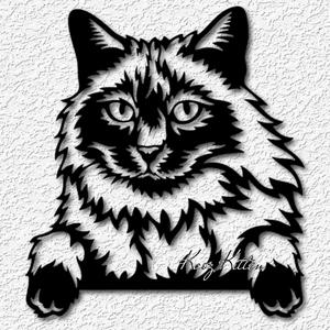 burman cat wall art kitty home decor