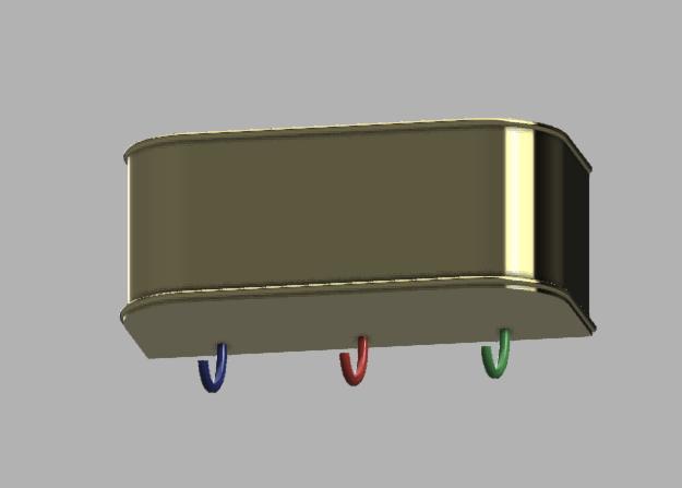 Wall Mounted Key and Mail Holder 