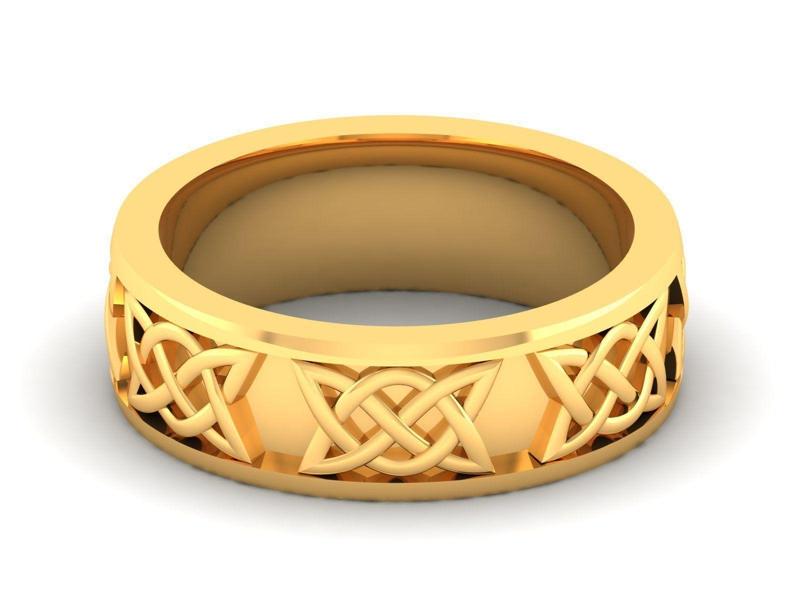 Women band ring 3dm stl render