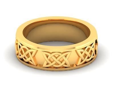 Women band ring 3dm stl render