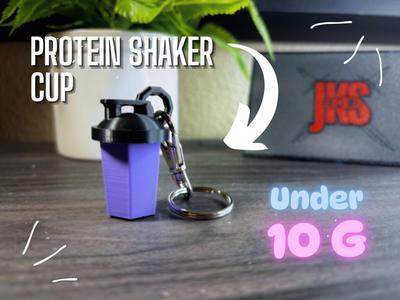Protein Shaker Cup Keychain - No AMS Needed!