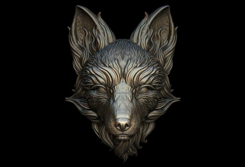 Fox  Head - 2 Versions