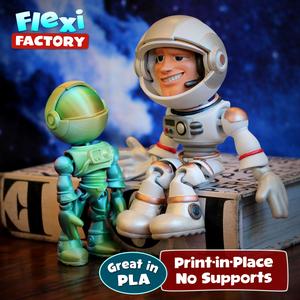Flexi Print-in-Place Astronaut with 3mf now included!