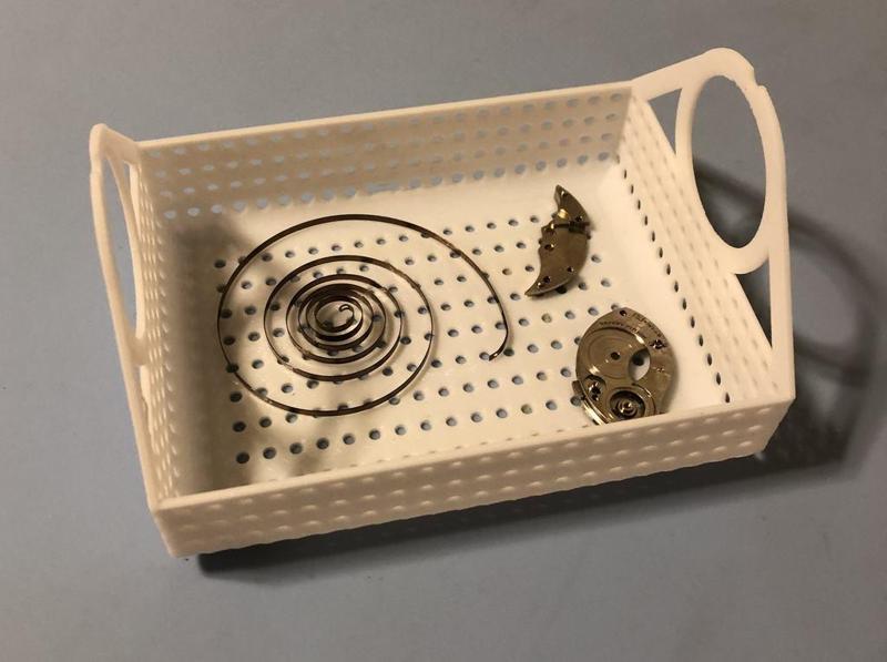 Ultrasonic Cleaner - Parts Basket. Watch Repair Tool.