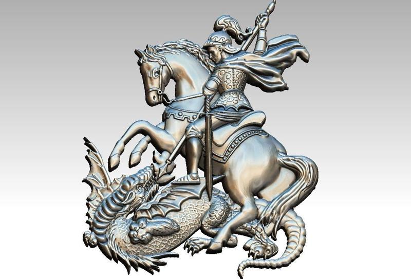 Saint George Sao Jorge 3D print model