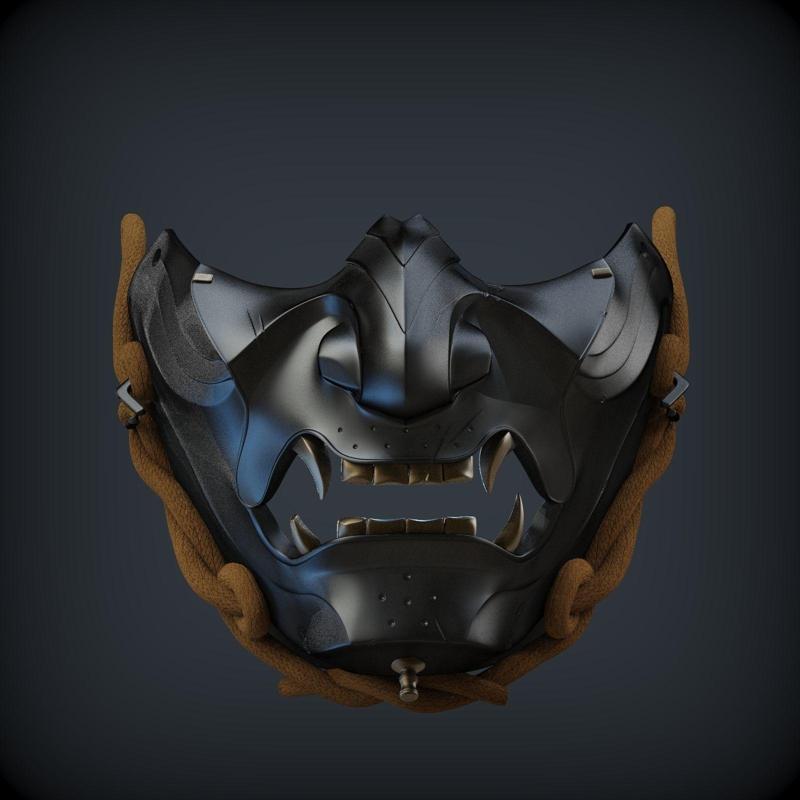 GHOST OF TSUSHIMA Ghost mask for 3d print