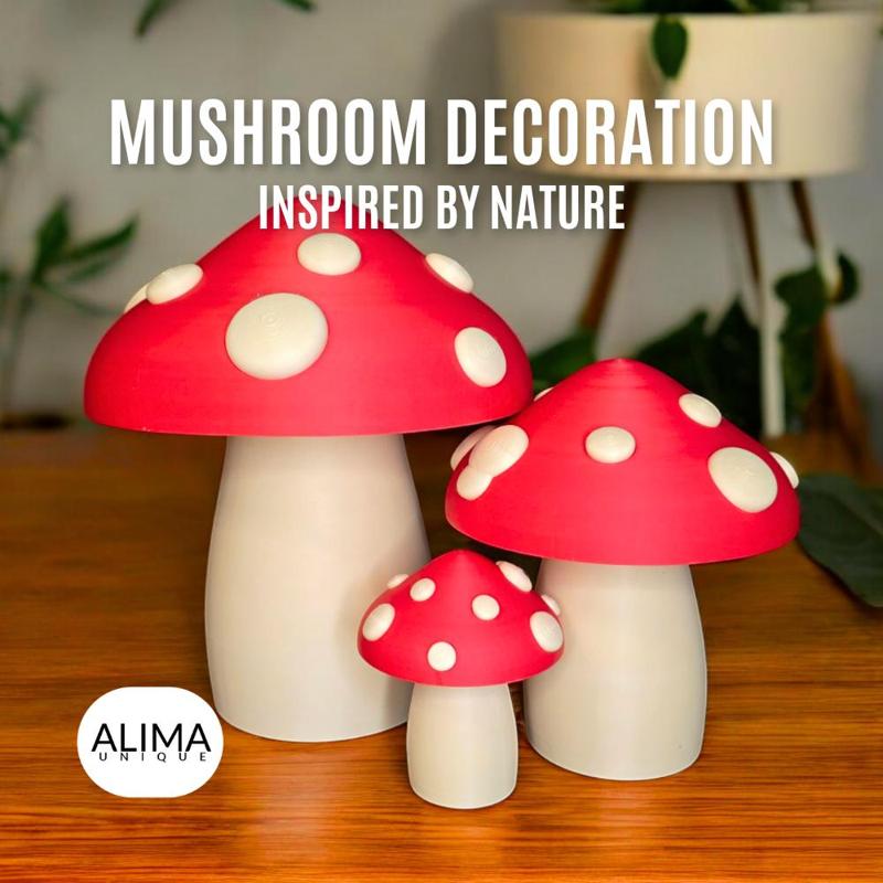 Inspired by Nature Mushroom Deco / Vase Mode / Secret Place