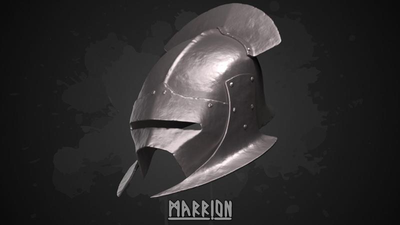 Uruk-hai Helmet LotR 3d Print ready