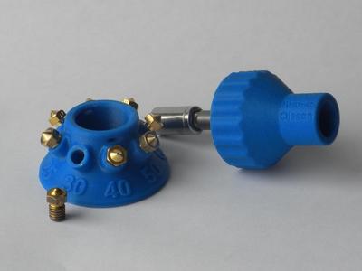 Stand-organizer for nozzles with Olsson torque wrench holder