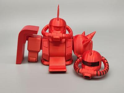 Zaku II Bust, Red Zaku Half-Bust, Char's
