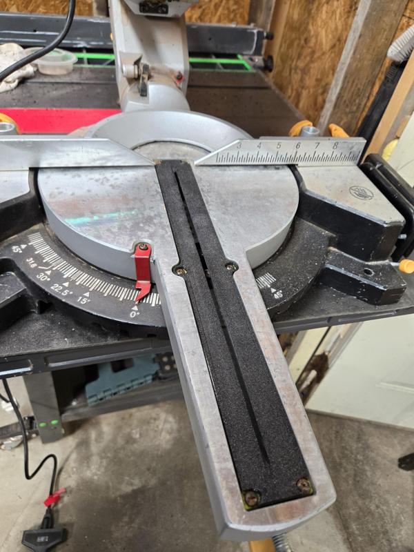 12" Miter Saw 0 Clearance