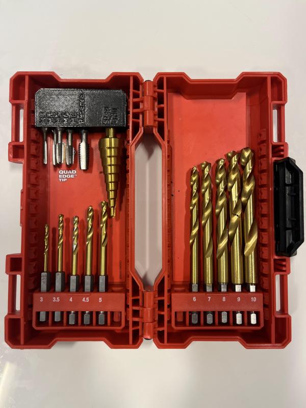 Bit holders for Milwaukee –Building block in Step