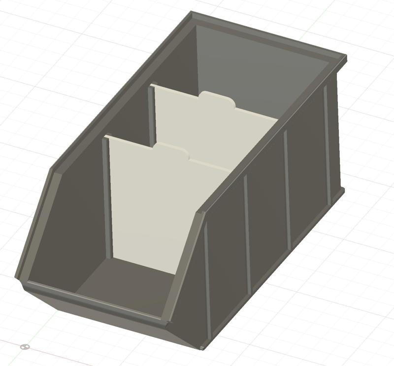 stackable Box with divider
