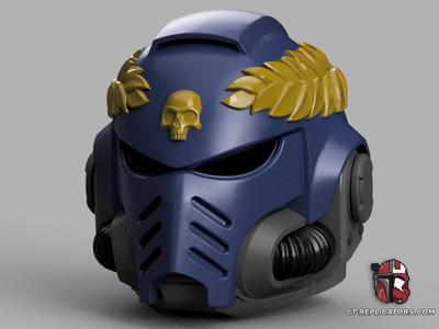  Space Marine 2 Helmet Cosplay Replica 1:1 Primaris Astartes WH40K