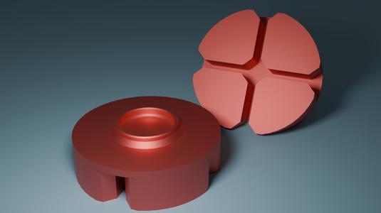 Tripod leg support for square grate steel mesh