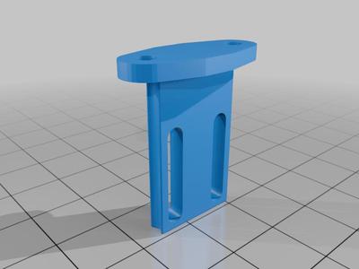 BLTouch mount to Eddy Coil/USB mount adapter