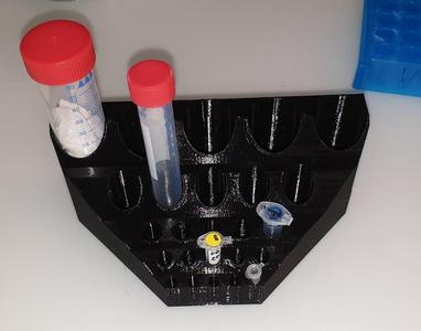 Rack for all tube sizes