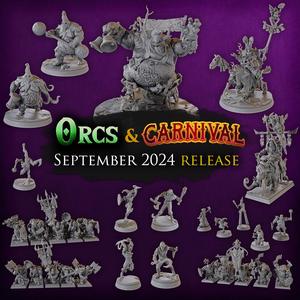 Titan Forge Miniatures - 2024 - September - Orcs and Carnival
