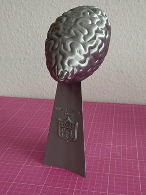 Biggest Football Brain - Fantasy Football Trophy - Lombraindy Trophy